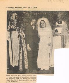 Document - LA TROBE UNIVERSITY BENDIGO COLLECTION: WEDDING