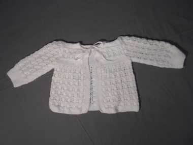 Clothing - AILEEN AND JOHN ELLISON COLLECTION:  HAND KNITTED BABY'S JACKET, 1950's