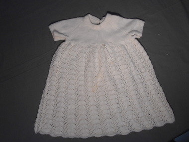 Clothing - AILEEN AND JOHN ELLISON COLLECTION: HAND KNITTED BABY'S DRESS, 1950's