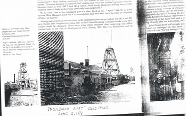 Photograph - LONG GULLY HISTORY GROUP COLLECTION: IRONBARK EAST GOLD MINE