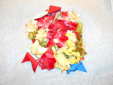 Clothing - GERTRUDE PERRY COLLECTION:  FLOWERED HEADPIECE FOR DRAMA PERFORMANCE