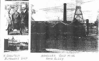 Photograph - LONG GULLY HISTORY GROUP COLLECTION: HERCULES GOLD MINE