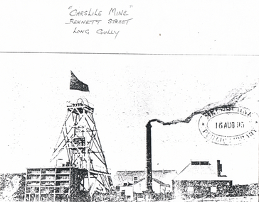 Photograph - LONG GULLY HISTORY GROUP COLLECTION: CARSLILE MINE