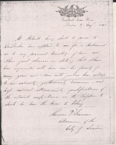 Document - STILWELL COLLECTION: LETTER OF INTRODUCTION