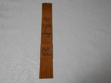 Functional object - BOOK MARK, 1931