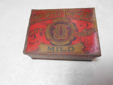 Container - TOBACCO TIN WITH CIGARETTE ROLLERS