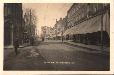 Postcard - BASIL WATSON COLLECTION:  CLARENCE ST KINGSTON 219