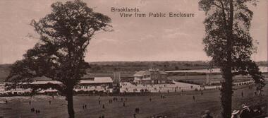 Postcard - BASIL WATSON COLLECTION:  BROOKLANDS RACE TRACK