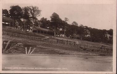 Postcard - BASIL WATSON COLLECTION:  BROOKLANDS MOTOR COURSE, WEYBRIDGE, UK