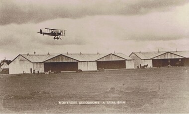 Postcard - BASIL WATSON COLLECTION:  MONTROSE AERODROME, UK