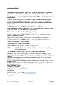 Document - JOHN KENNETH MARTIN COLLECTION: ARMY RECORDS, 2010