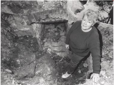 Photograph - BENDIGO ADVERTISER COLLECTION: NORAH GASSON IN PUB CELLAR, 16/06/1993