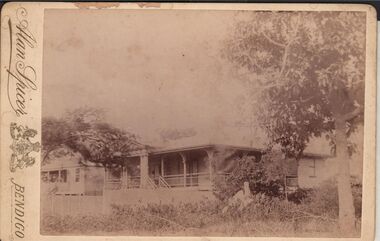 Photograph - ELMA WINSLADE WELLS COLLECTION: PHOTOGRAPH OF TWO HOUSES