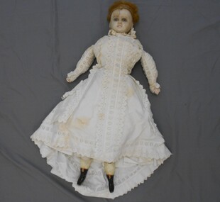Leisure object - WAX DOLL, 1870 to 1890