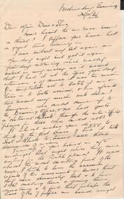 Document - ELMA WINSLADE WELLS COLLECTION: LETTER FROM THEO