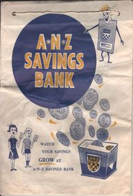Ephemera - SHOWBAGS COLLECTION: ANZ SAVINGS BANK SHOWBAG