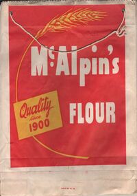 Ephemera - SHOWBAGS COLLECTION: MCALPIN'S FLOUR BAG SHOWBAG