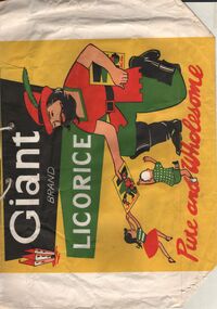 Ephemera - SHOWBAGS COLLECTION: GIANT BRAND LICORICE SHOWBAG