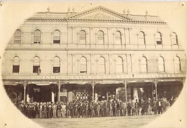 Photograph - OLIVE PELL COLLECTION: GROUP PHOTO OF MEN