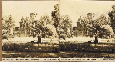 Photograph - OLIVE PELL COLLECTION: CANTERBURY PARK, EAGLEHAWK, 1860's