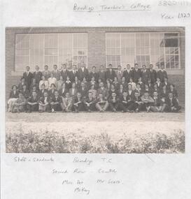 Photograph - LA TROBE UNIVERSITY BENDIGO COLLECTION: BENDIGO TEACHERS' COLLEGE STAFF AND STUDENTS