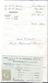 Document - L. PROUT COLLECTION: BEISCHER DENTISTS