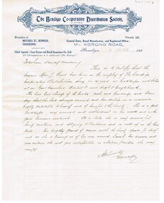 Document - L. PROUT COLLECTION: BUSINESS REFERENCE DATED 1916