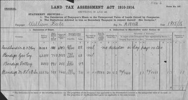 Document - GLENYS MCKITTERICK COLLECTION:  WILLIAM BEEBE DOCUMENTS