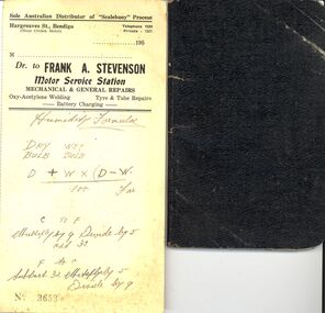 Document - BILL ASHMAN COLLECTION: NOTEBOOK SCALEBUOY INFORMATION
