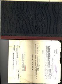 Document - BILL ASHMAN COLLECTION: NOTEBOOK SCALEBUOYS DEPT ARMY EXPERIMENTS, 1943