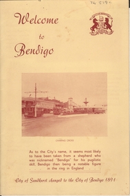 Document - BASIL MILLER COLLECTION:  WELCOME TO BENDIGO BROCHURE