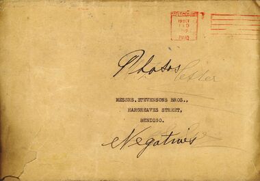Document - BILL ASHMAN COLLECTION: ENVELOPE WITH NEGATIVES