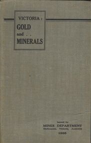 Book - BOOK - VICTORIA: GOLD AND . . MINERALS