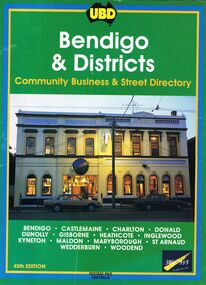 Book - BOOK - UBD BENDIGO & DISTRICTS COMMUNITY BUSINESS & STREET DIRECTORY