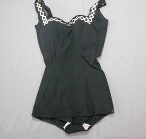 Clothing - BLACK ONE PIECE LADIES BATHERS