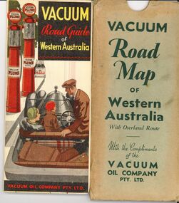 Document - BILL ASHMAN COLLECTION: VACUUM ROAD MAP WESTERN AUSTRALIA