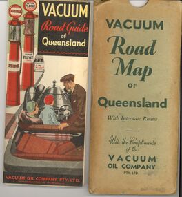 Document - BILL ASHMAN COLLECTION: VACUUM ROAD MAP QUEENSLAND