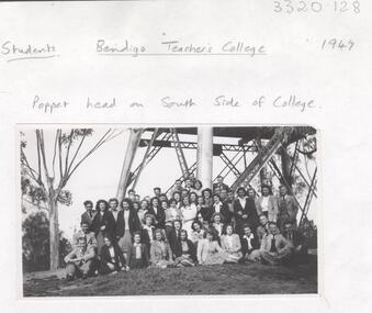 Photograph - LA TROBE UNIVERSITY BENDIGO COLLECTION: BENDIGO TEACHERS' COLLEGE STUDENTS