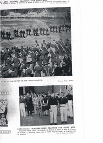 Photograph - LONG GULLY HISTORY GROUP COLLECTION: LONG GULLY WINNERS HOSE PRACTICE FOR EIGHT MEN