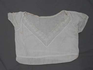 Clothing - WHITE LINEN LACE TRIMMED CAMISOLE