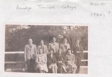 Photograph - LA TROBE UNIVERSITY BENDIGO COLLECTION: BENDIGO TEACHERS' COLLEGE