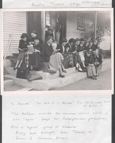 Photograph - LA TROBE UNIVERSITY BENDIGO COLLECTION: BENDIGO TEACHERS' COLLEGE STUDENTS