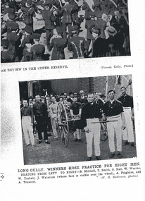 Photograph - LONG GULLY HISTORY GROUP COLLECTION: LONG GULLY WINNERS HOSE PRACTICE FOR EIGHT MEN