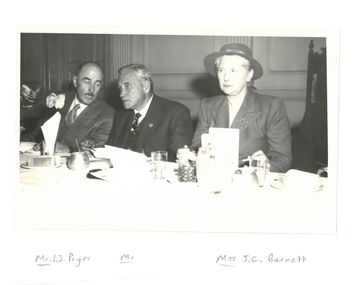 Photograph - LA TROBE UNIVERSITY BENDIGO COLLECTION: BENDIGO TEACHERS' COLLEGE DINNER