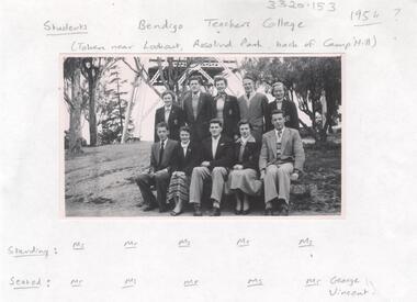 Photograph - LA TROBE UNIVERSITY BENDIGO COLLECTION: BENDIGO TEACHERS' COLLEGE STUDENTS