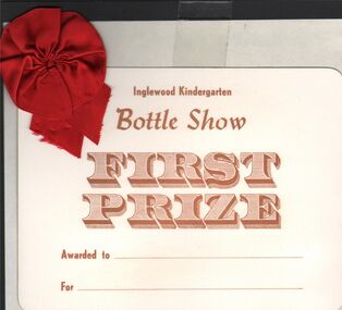 Document - JAMES LERK COLLECTION: INGLEWOOD BOTTLE SHOW