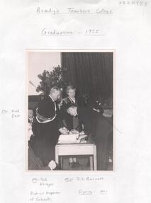 Photograph - LA TROBE UNIVERSITY BENDIGO COLLECTION: BENDIGO TEACHERS' COLLEGE GRADUATION