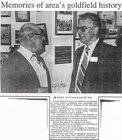 Photograph - LONG GULLY HISTORY GROUP COLLECTION: MEMORIES OF AREA'S GOLDFIELD HISTORY