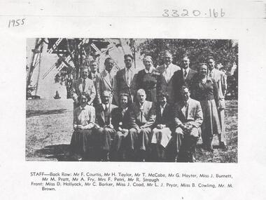 Photograph - LA TROBE UNIVERSITY BENDIGO COLLECTION: BENDIGO TEACHERS' COLLEGE STAFF