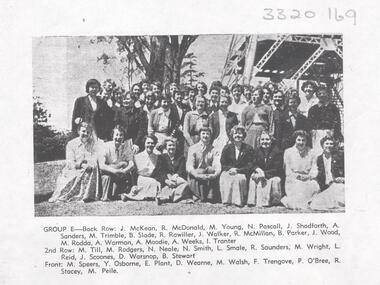 Photograph - LA TROBE UNIVERSITY BENDIGO COLLECTION: BENDIGO TEACHERS' COLLEGE STUDENTS